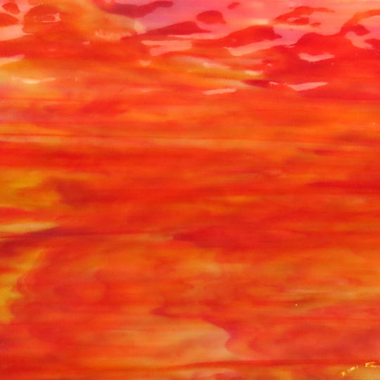 Glass Plate Deep Orange Yellow Texture