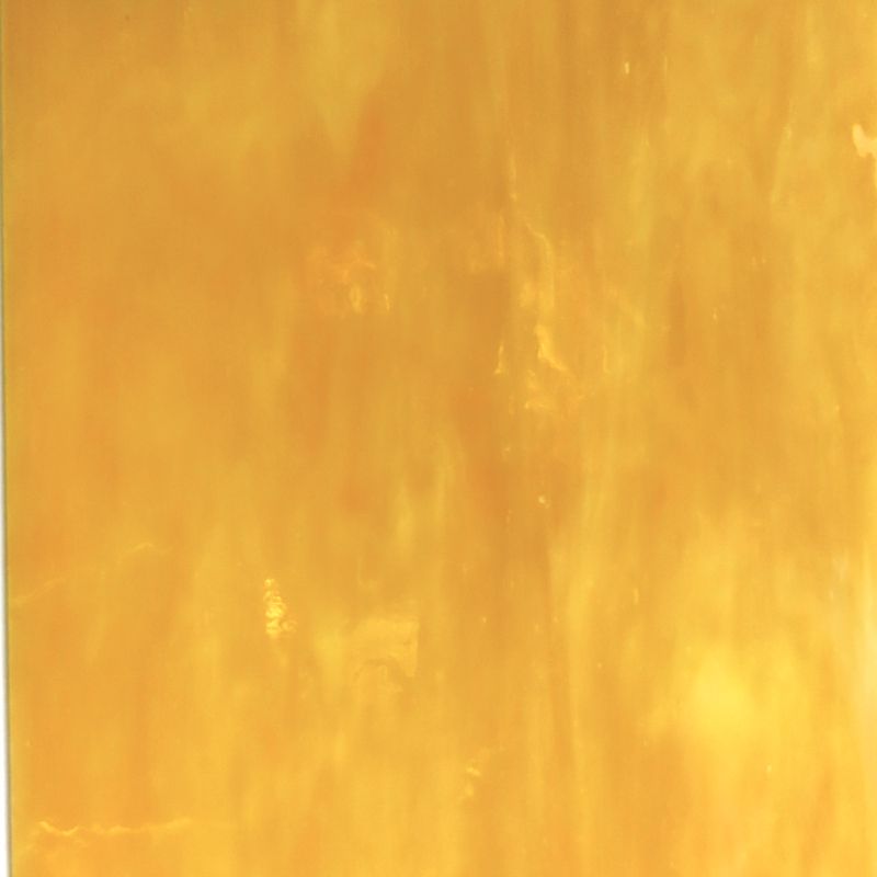 Glass Plate Yellow Squash 