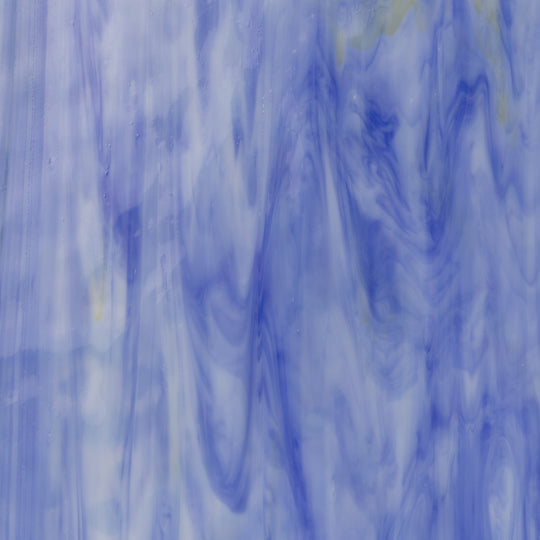 Lastra di vetro azzurro cielo ambra marmorizzato