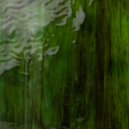 Lastra di vetro con texture verde foresta