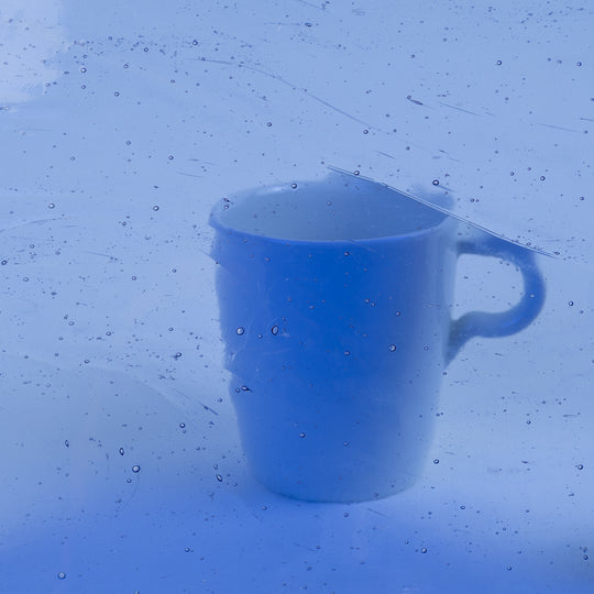 Glass Plate Sky Blue