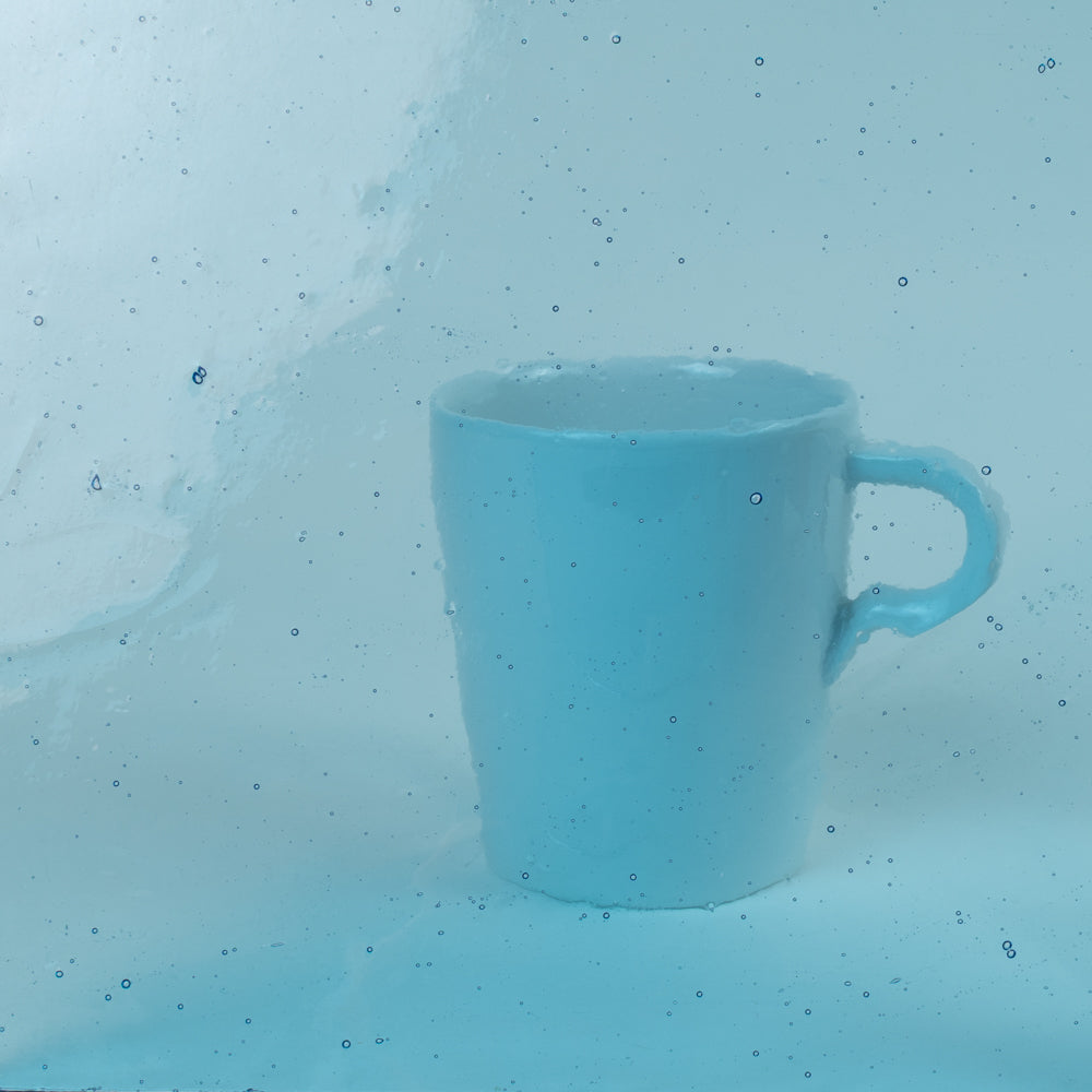 Lastra di vetro Azzurro