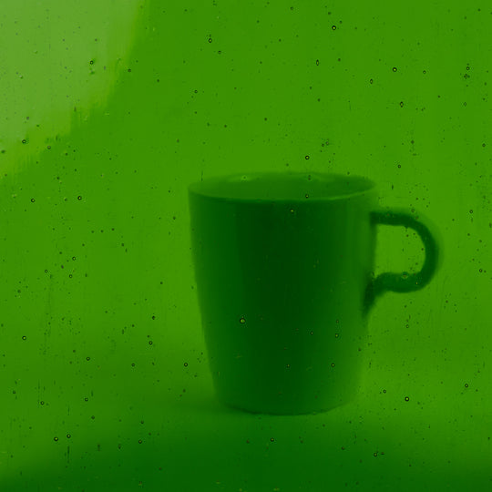 Glass Plate Deep Kiwi