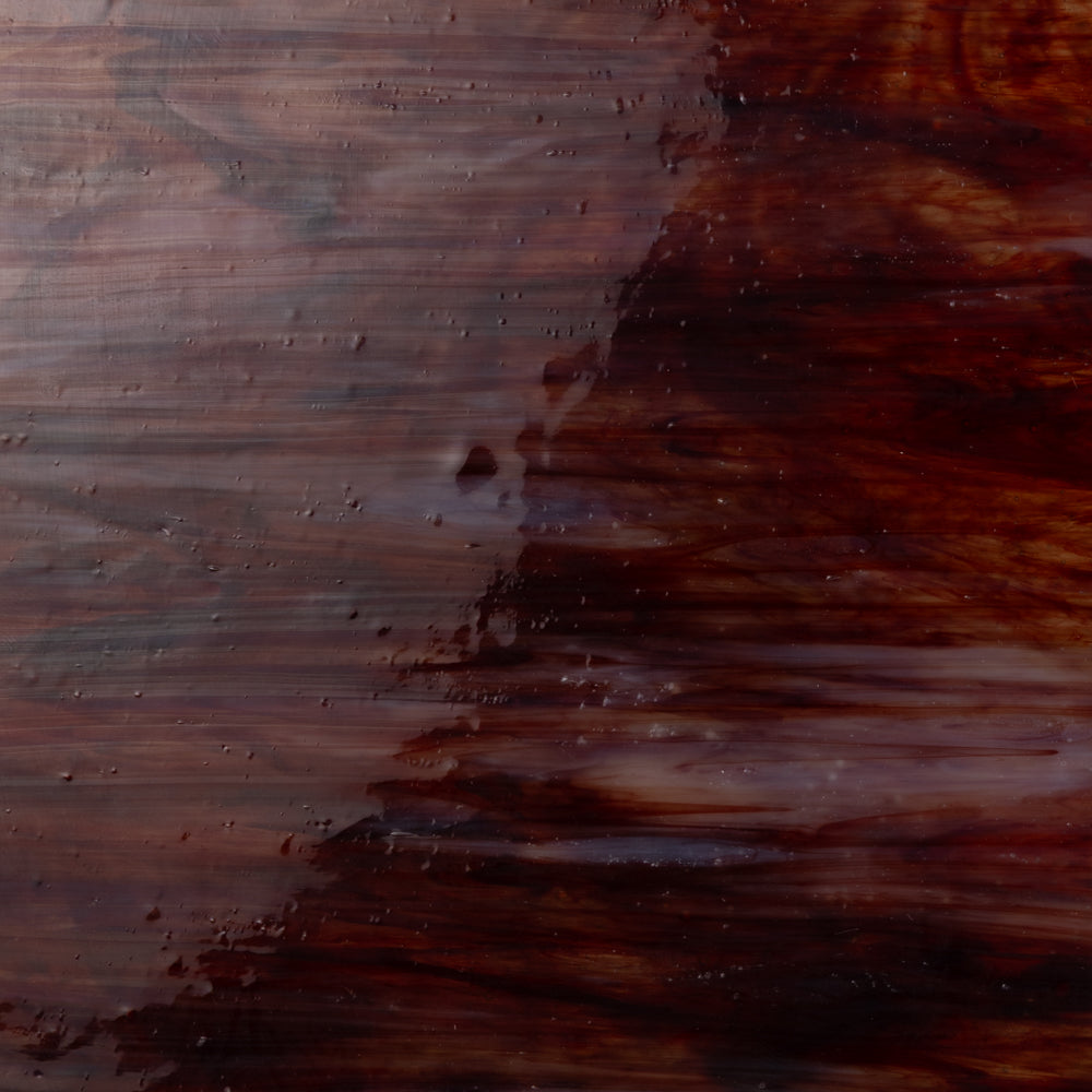 Lastra Di Vetro Rosso Scuro Striata