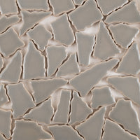 Keramik Mosaik Puzzle  Weiß