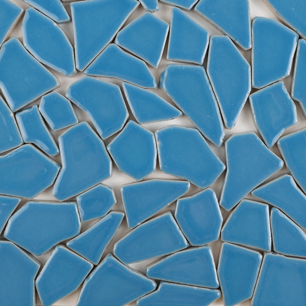 Keramik Mosaik Puzzle  Weiß