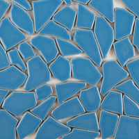 Keramik Mosaik Puzzle  Weiß