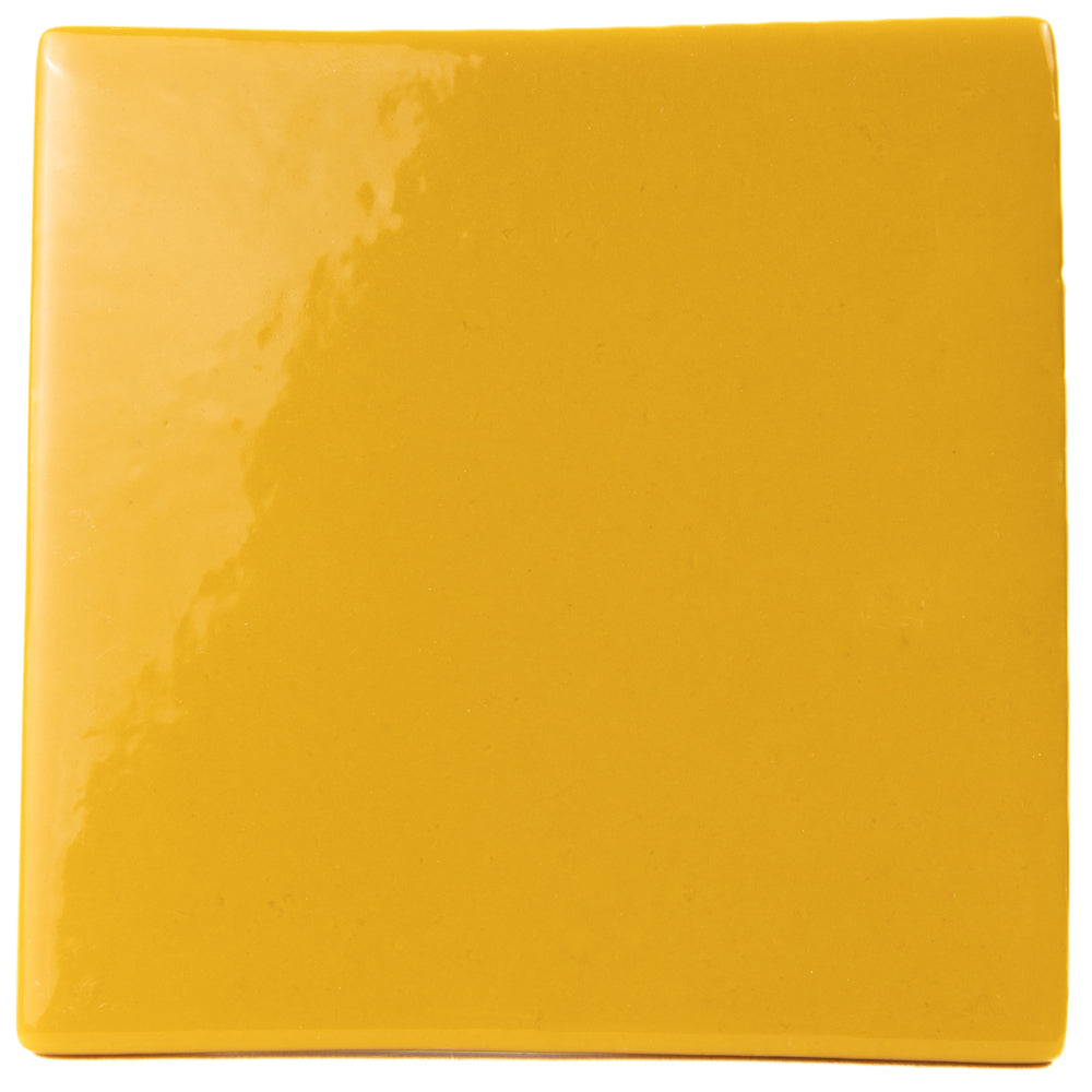Packshot Morasutti Smalti mosaic tile – yellow – 11.5 x 11.5 cm