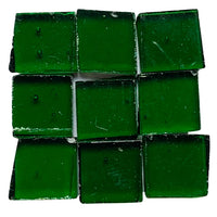 Glasmosaik Tiffany-Glas 15mm  Smaragd