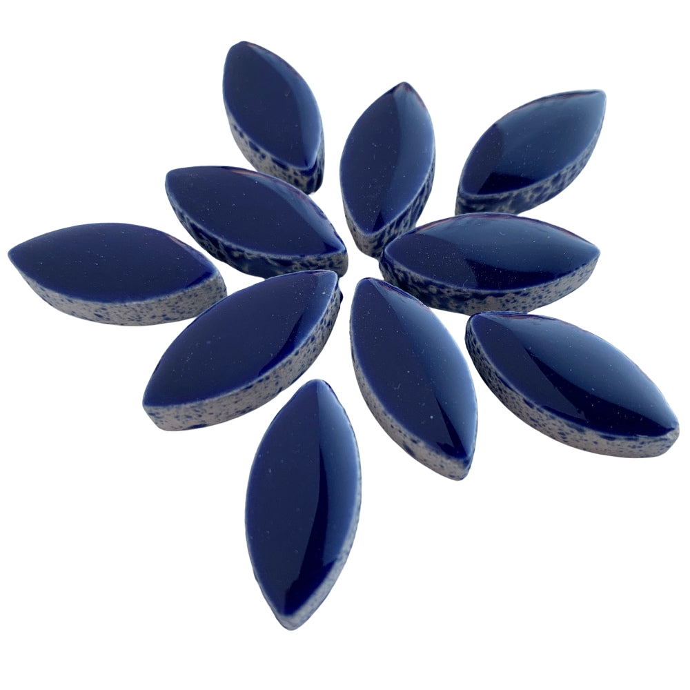 Ceramic Petals 25mm Indigo
