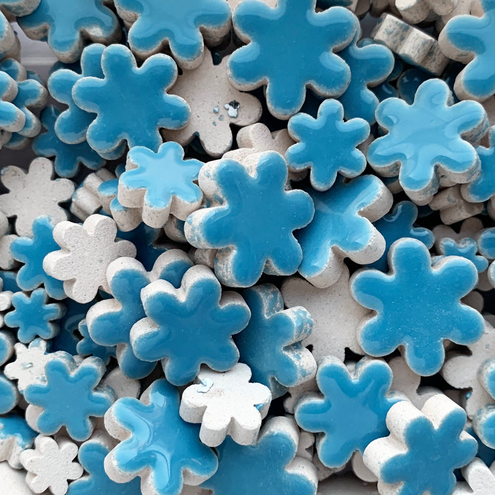 Charms Fleurs Bleu