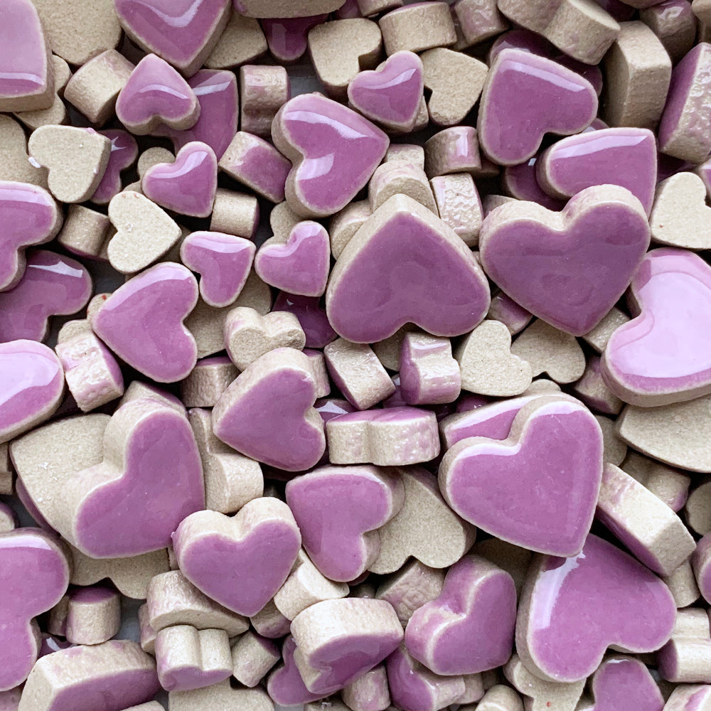 Charms Cœurs Violet