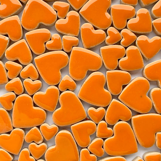 Charms Herzen Orange