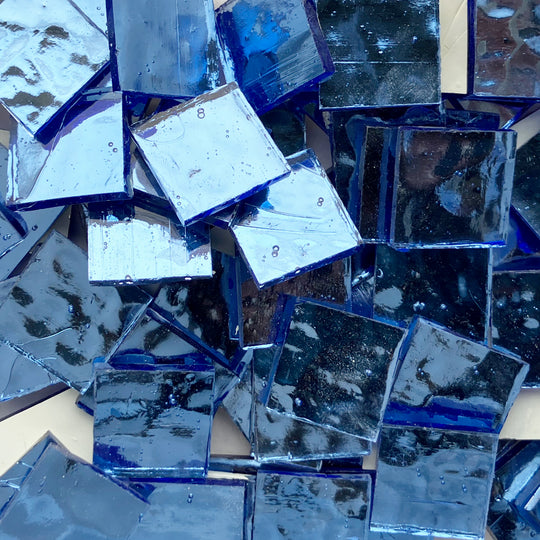 Mirror 20mm  Aqua Wavy