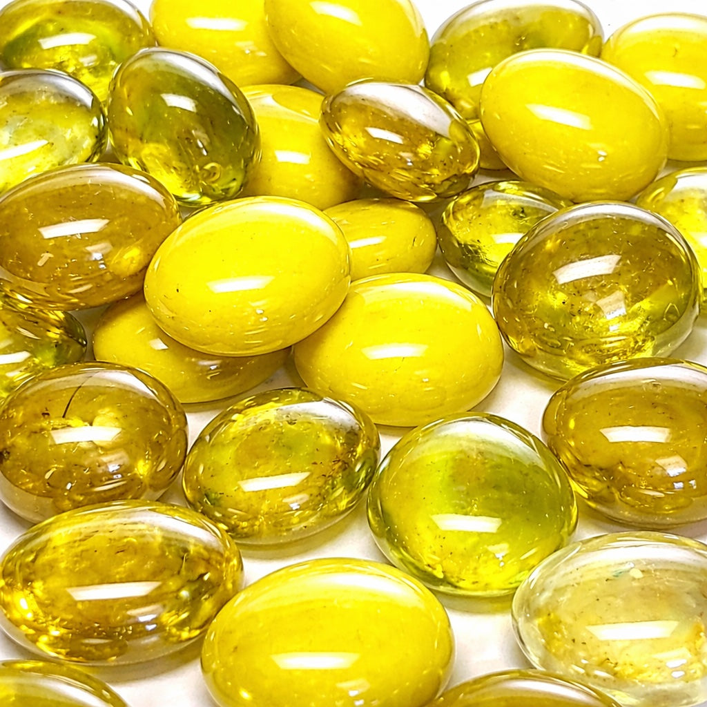 Glasnuggets 16-20 mm Gelbmischung