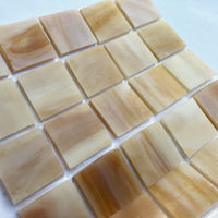 Pâtes De Verre Tiffany 20mm Caramel