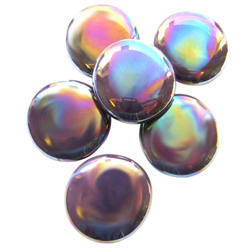 Billes de Verre XL 30-36mm Violet Irisée