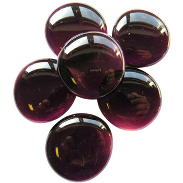 Billes de Verre XL 30-36mm Grain de Rasin Cristal
