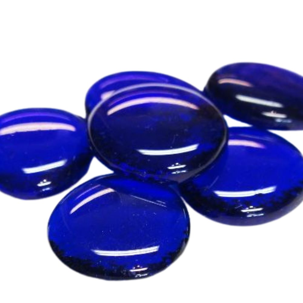 Glasnuggets XL 30-36mm Kristallblau