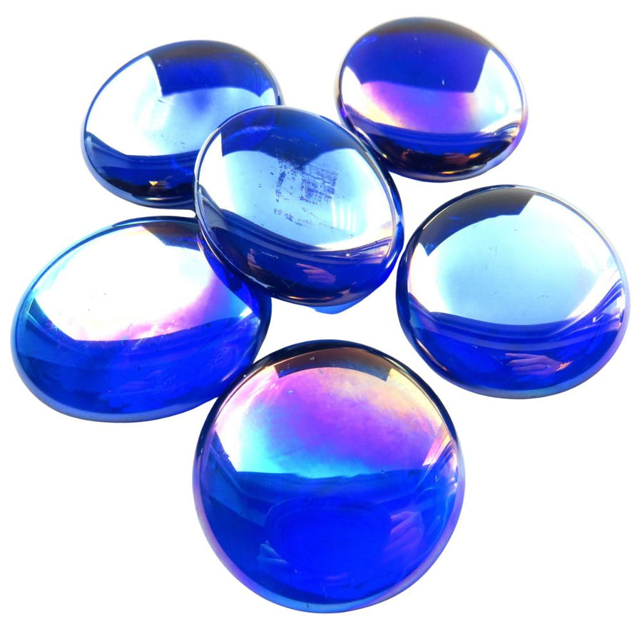 Glasnuggets XL 30-36mm Diamant Blau