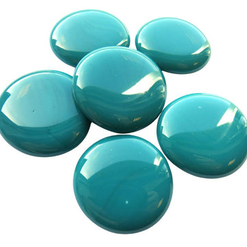 Billes de Verre XL 30-36mm  Cyan
