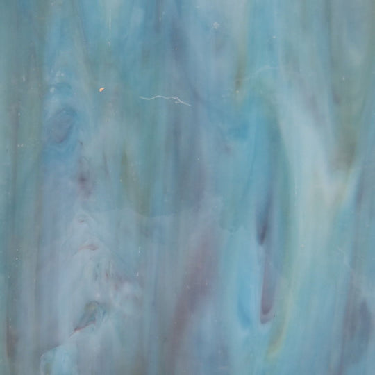 Glass Plate Turquoise Purple Amber