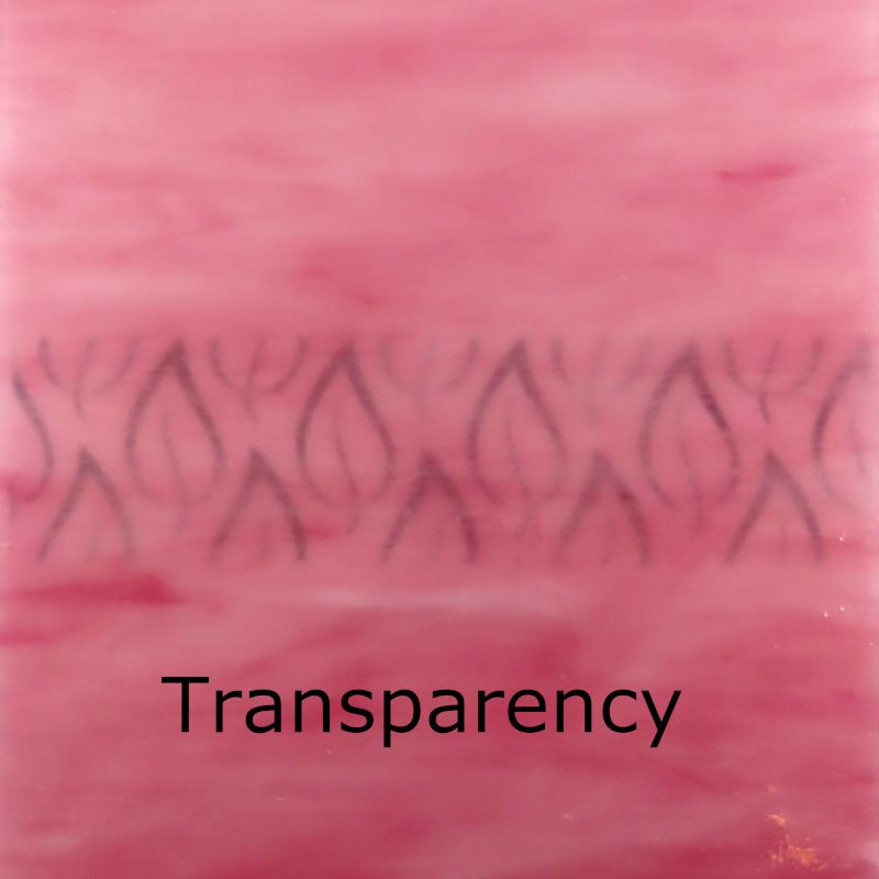 Plaque de Verre Fuchsia Vaporeux