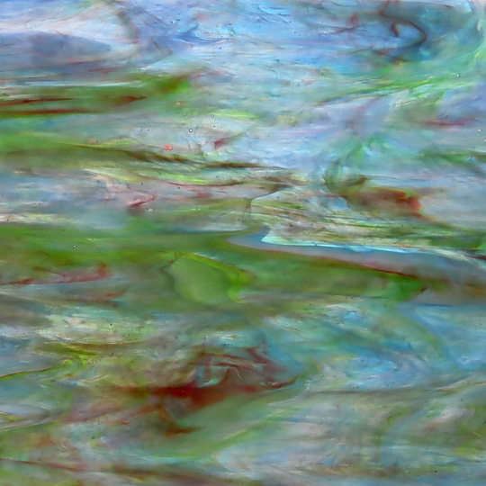 Glasplatte Grün Indigo Wasser
