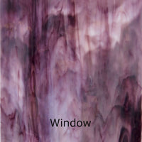 Plaque de Verre violet brumeux