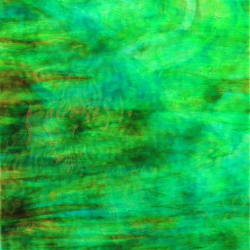 Glass Plate Aquamarine 