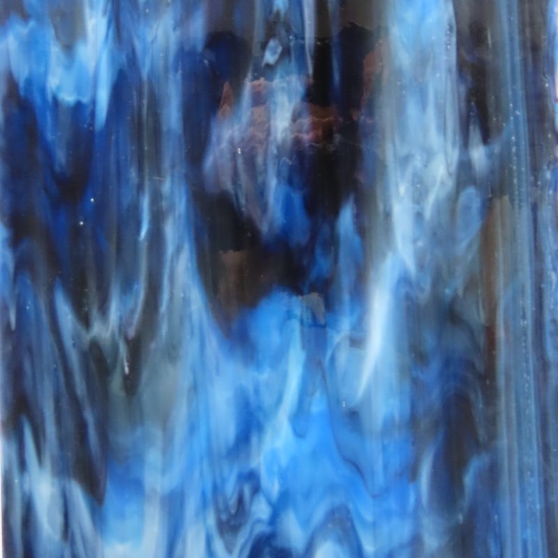 Glass Plate Indigo Charcoal