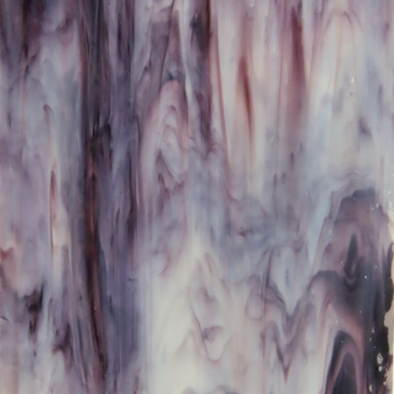 Plaque de Verre violet brumeux