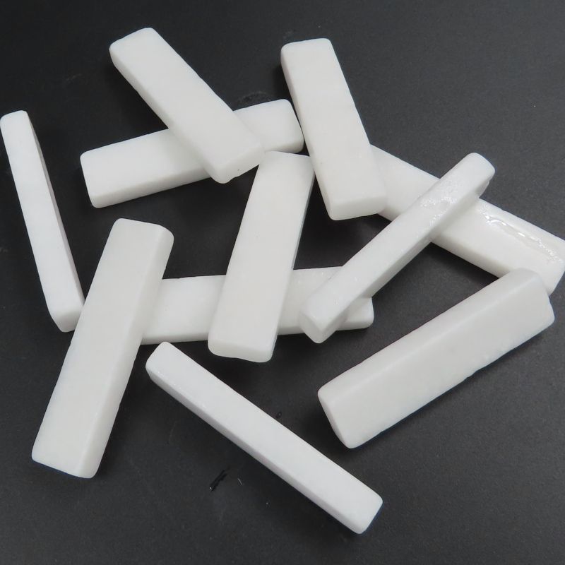 Baguettes en marbre Blanc Cristal