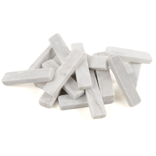 Baguettes en marbre Blanc Jazz