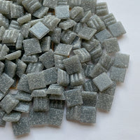 Mosaico in vetro 10 mm Grigio scuro