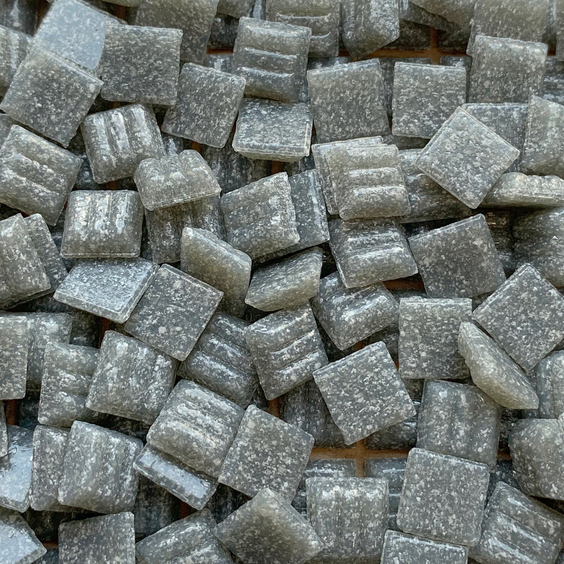 Mosaico in vetro 10 mm Grigio scuro