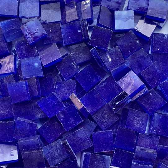 Glasmosaik Tiffany Glacier 15mm – Kobalt