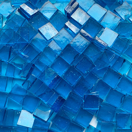 Glasmosaik Tiffany Glacier 15mm – Capriblau