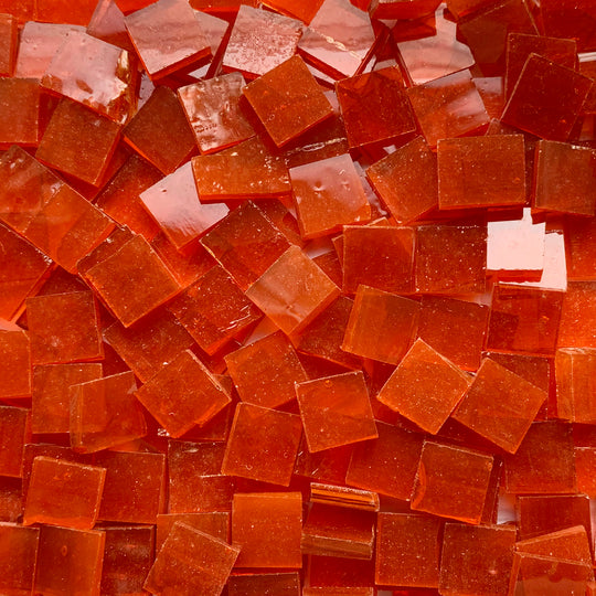 Glasmosaik Tiffany Glacier 15mm – Orange