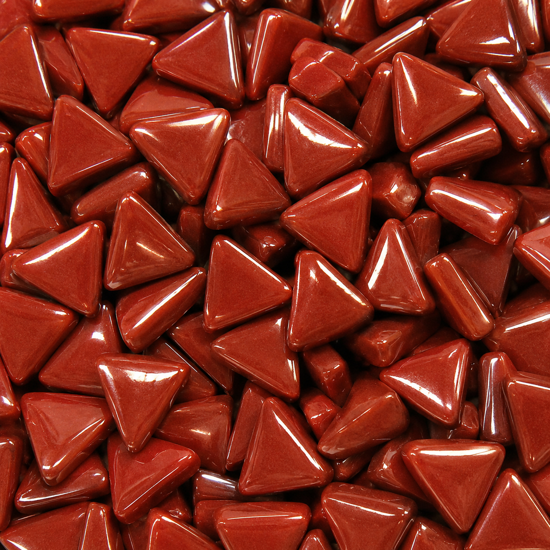 Mini Glasmosaik Dreieck Bordeaux