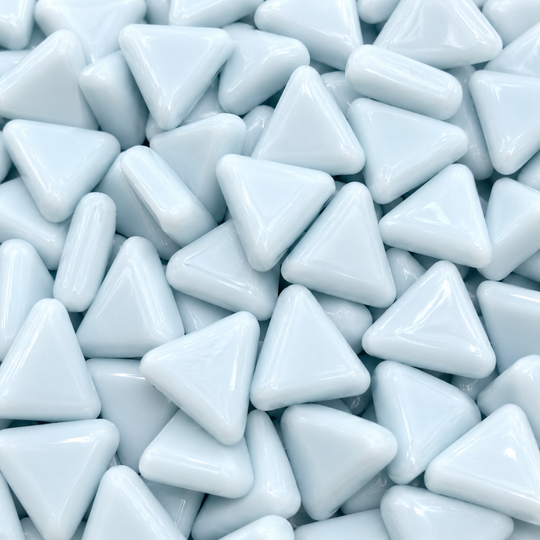 Mini Glass Mosaic Triangle Water Blue