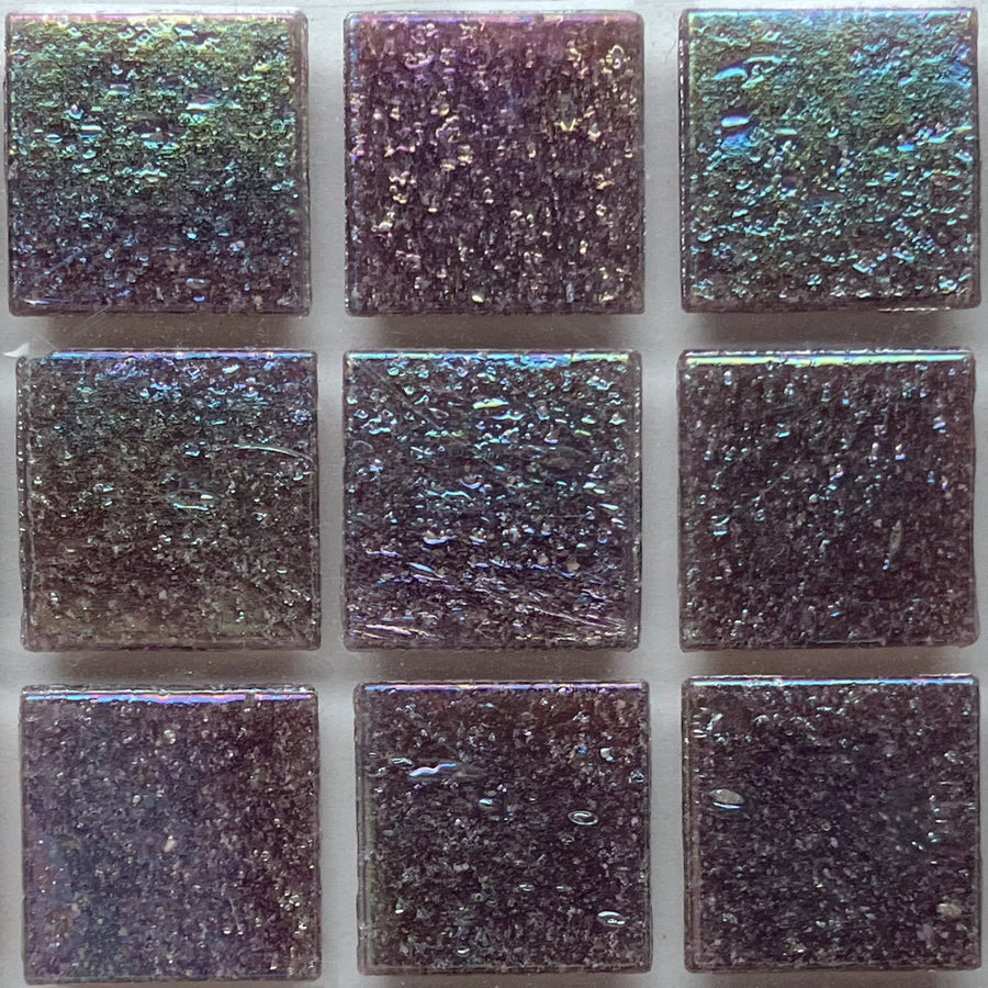 Pâtes De Verre Irisées 20mm Mangoustan