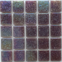 Pâtes De Verre Irisées 20mm Mangoustan