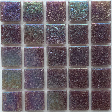 Pâtes De Verre Irisées 20mm Mangoustan