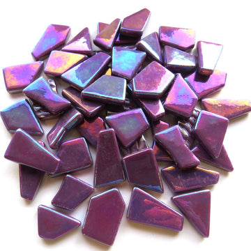 Ottoman Puzzle Irisierend Traube