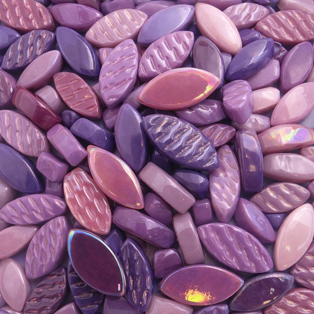 Pétales Ottoman Violet Mélange