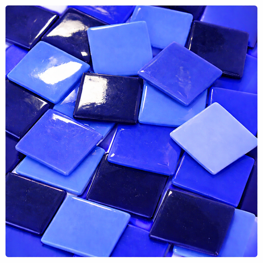Pâte de Verre 25mm Vert Bleu