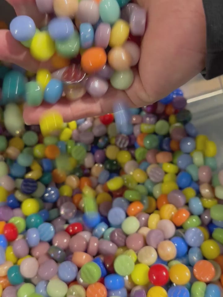 Glasrunden 12mm  Calypso-Mix