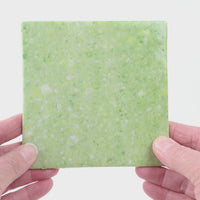 Video showing Morasutti Smalti mosaic tile – green – 11.5 x 11.5 cm, rotated to show full tile