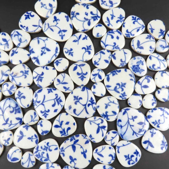 Pebbles  Blue Scroll (Loose)